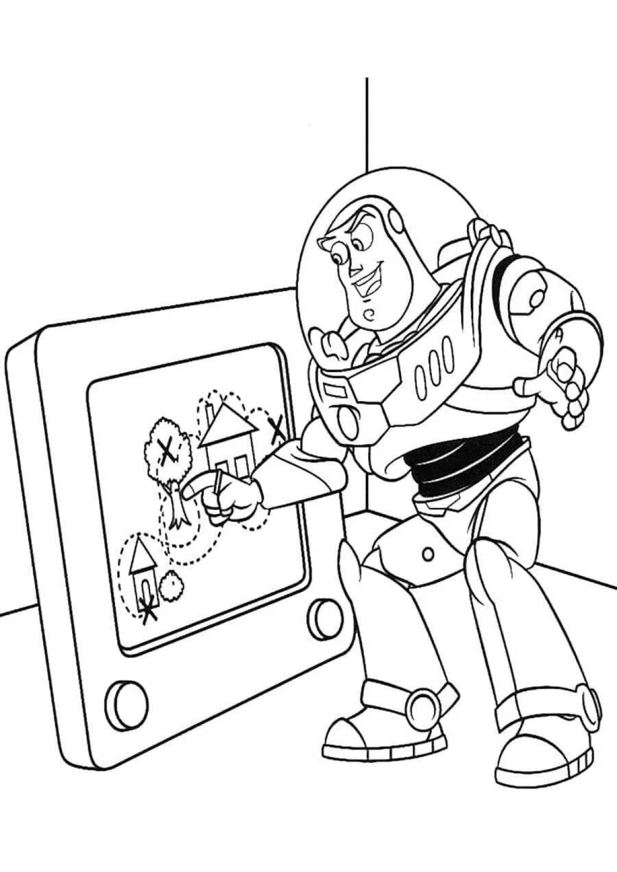 Lighter dazzling coloring page base