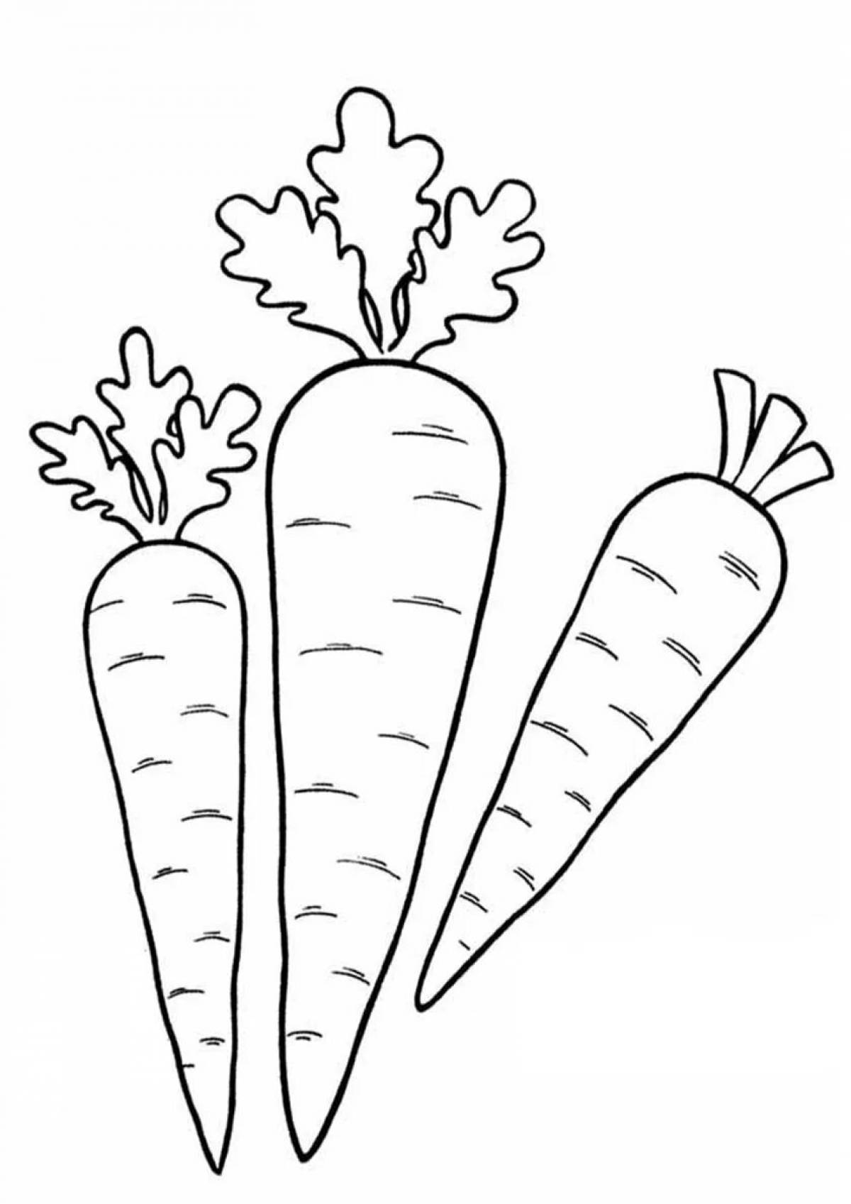 Раскраска морковка для детей распечатать бесплатно | Раскраски, Рисунки, Осенние гирлянды