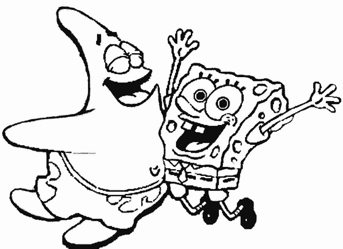 With spongebob #1