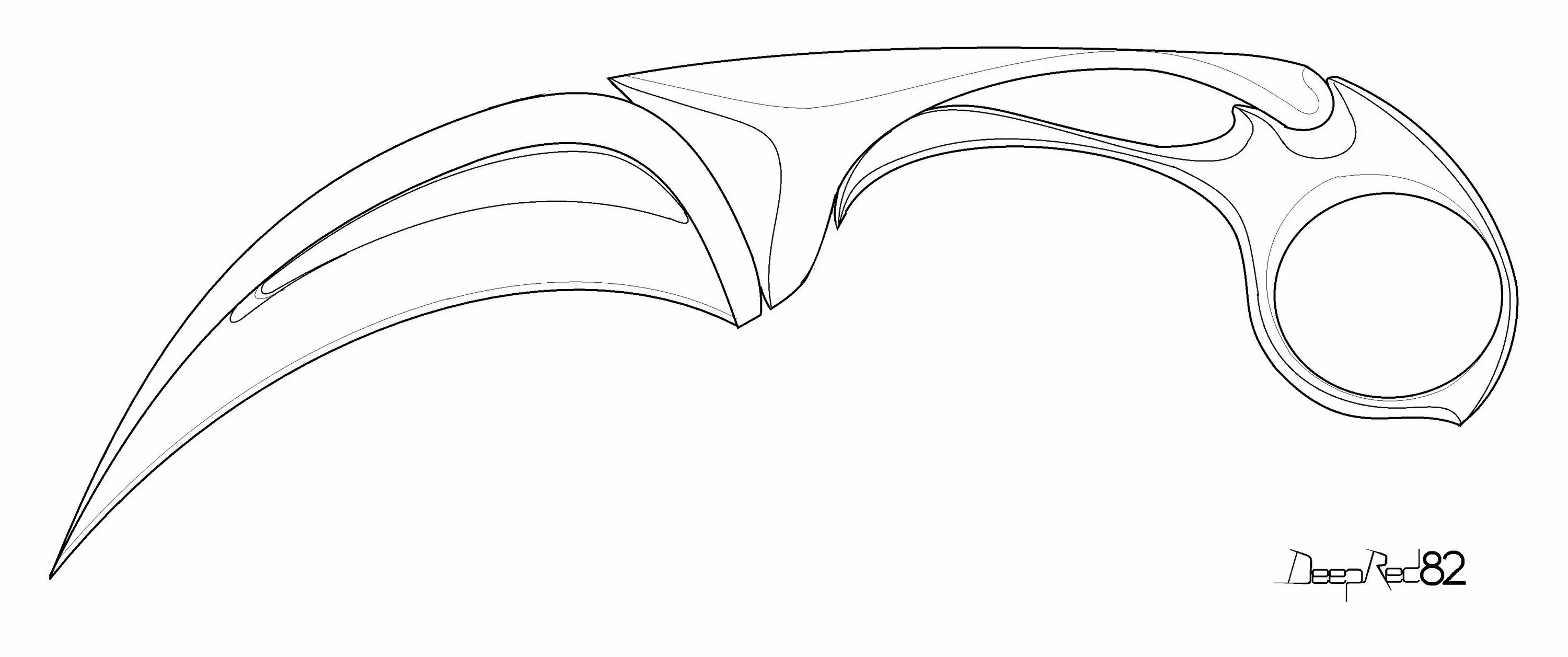 Karambit fun coloring book