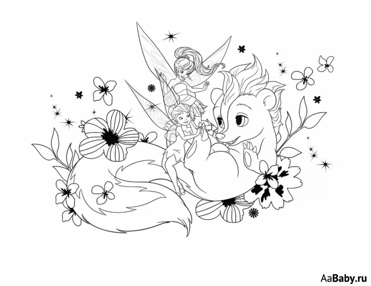 Beautiful magical coloring book for kids