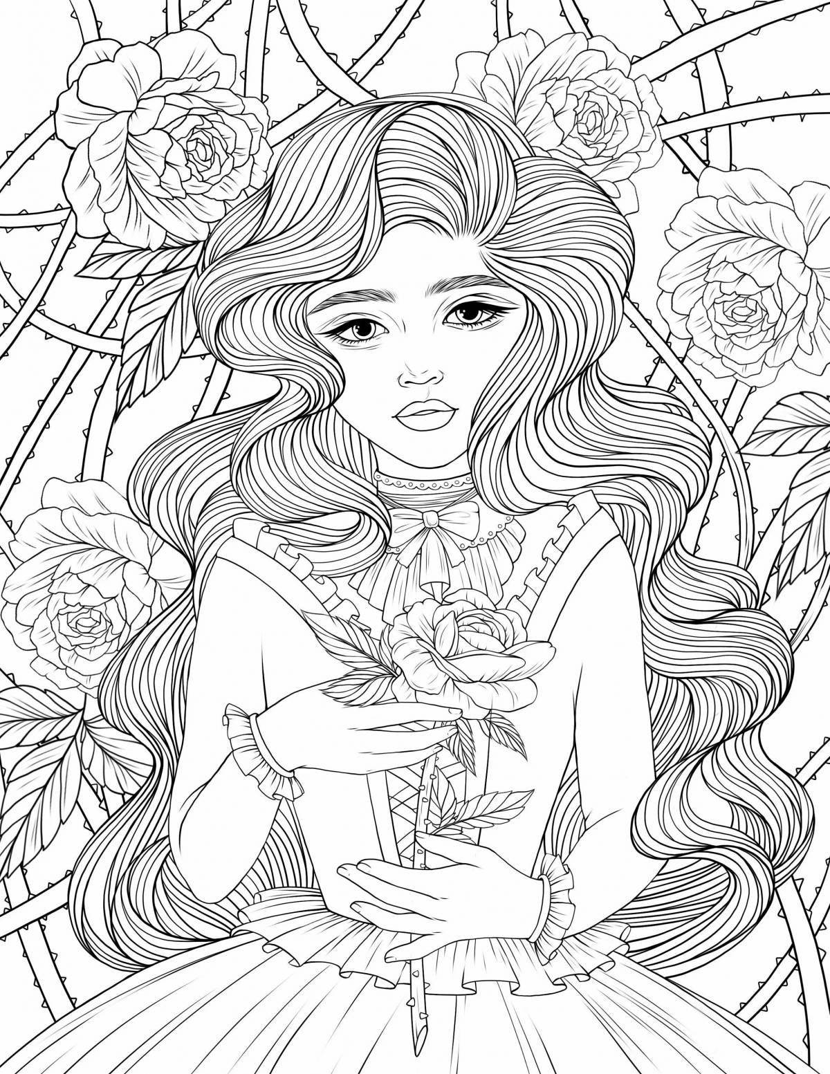 Fun coloring for girls pinterest