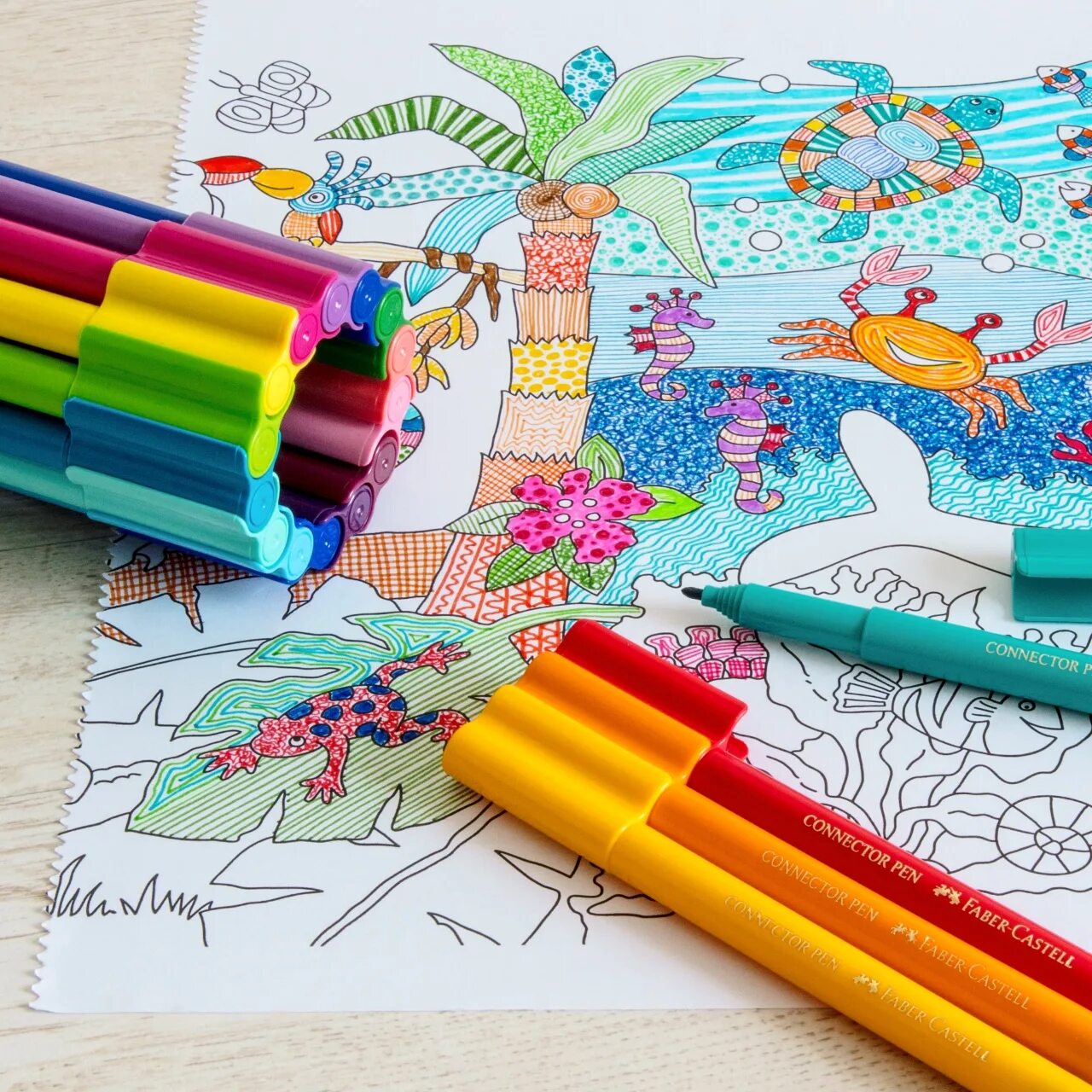 Colored game coloring pages for markers