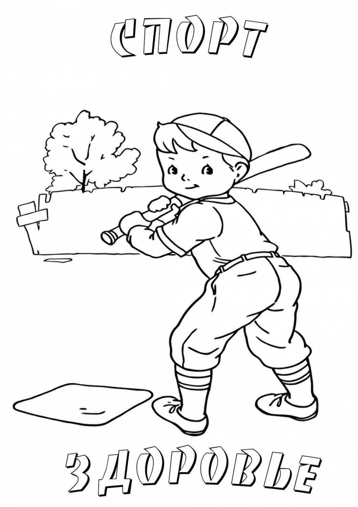 Radiant Health Coloring Page