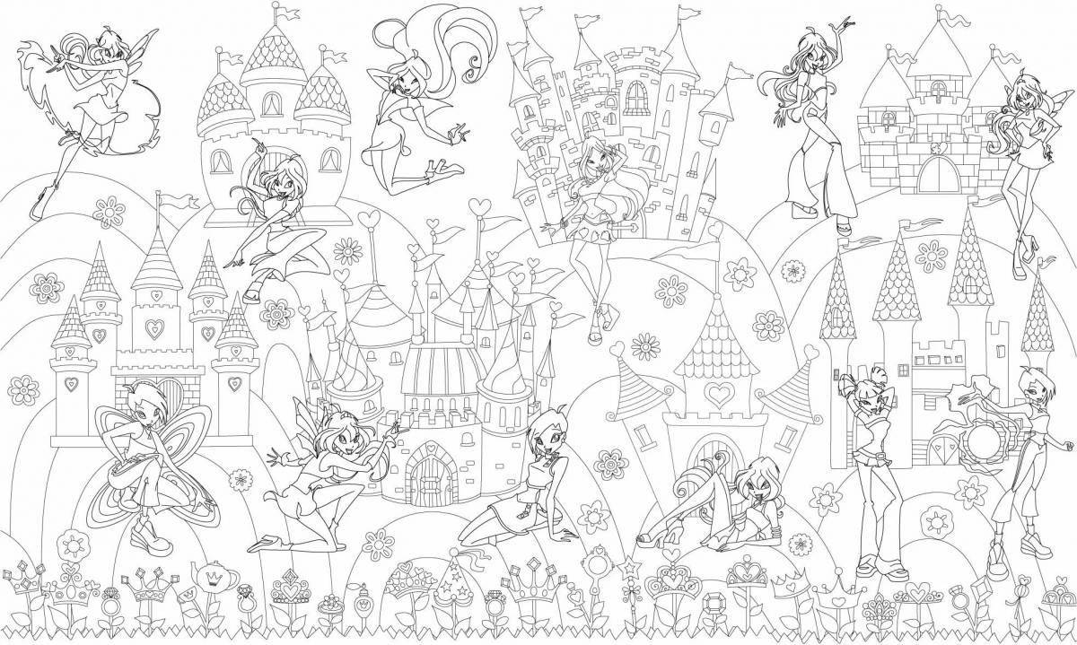 Exciting coloring page with great details