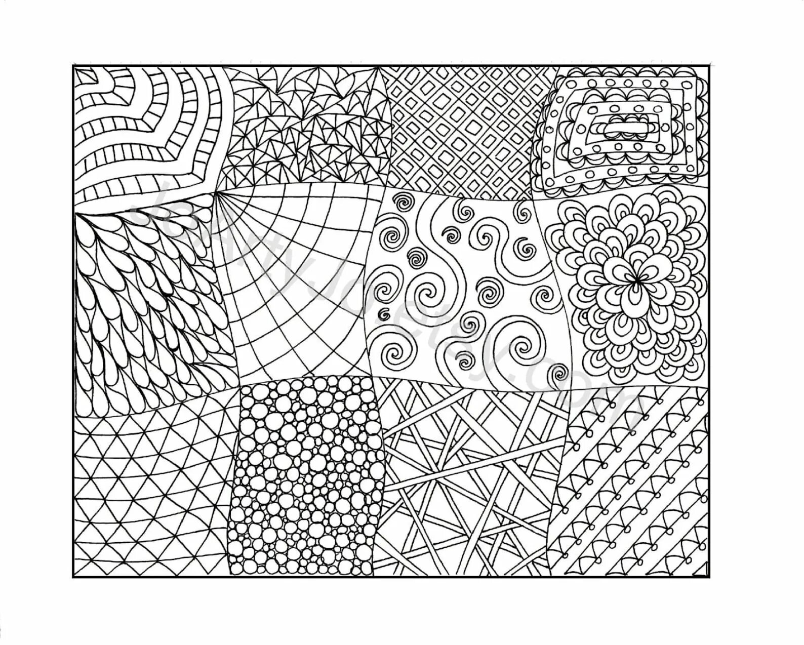 Amazing anti-stress coloring book for markers