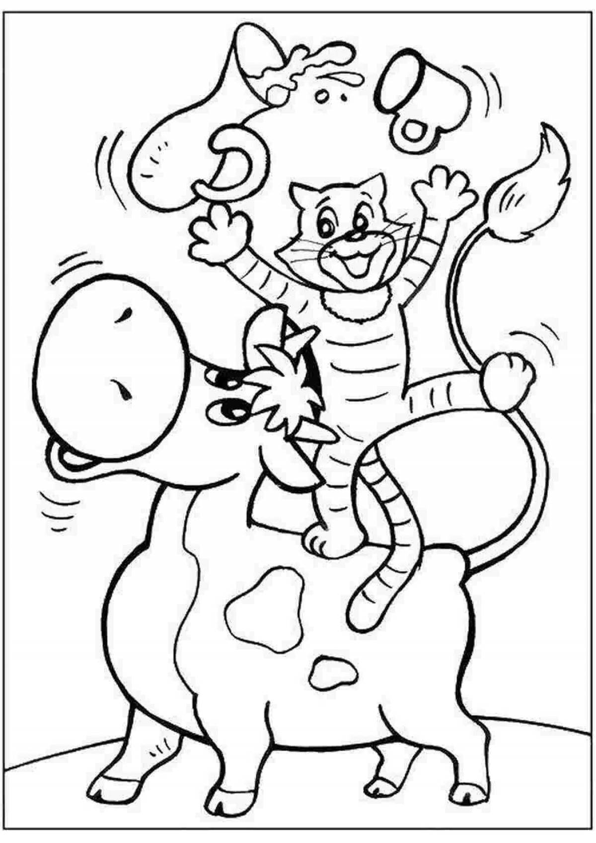 Inspirational coloring page for buttermilk