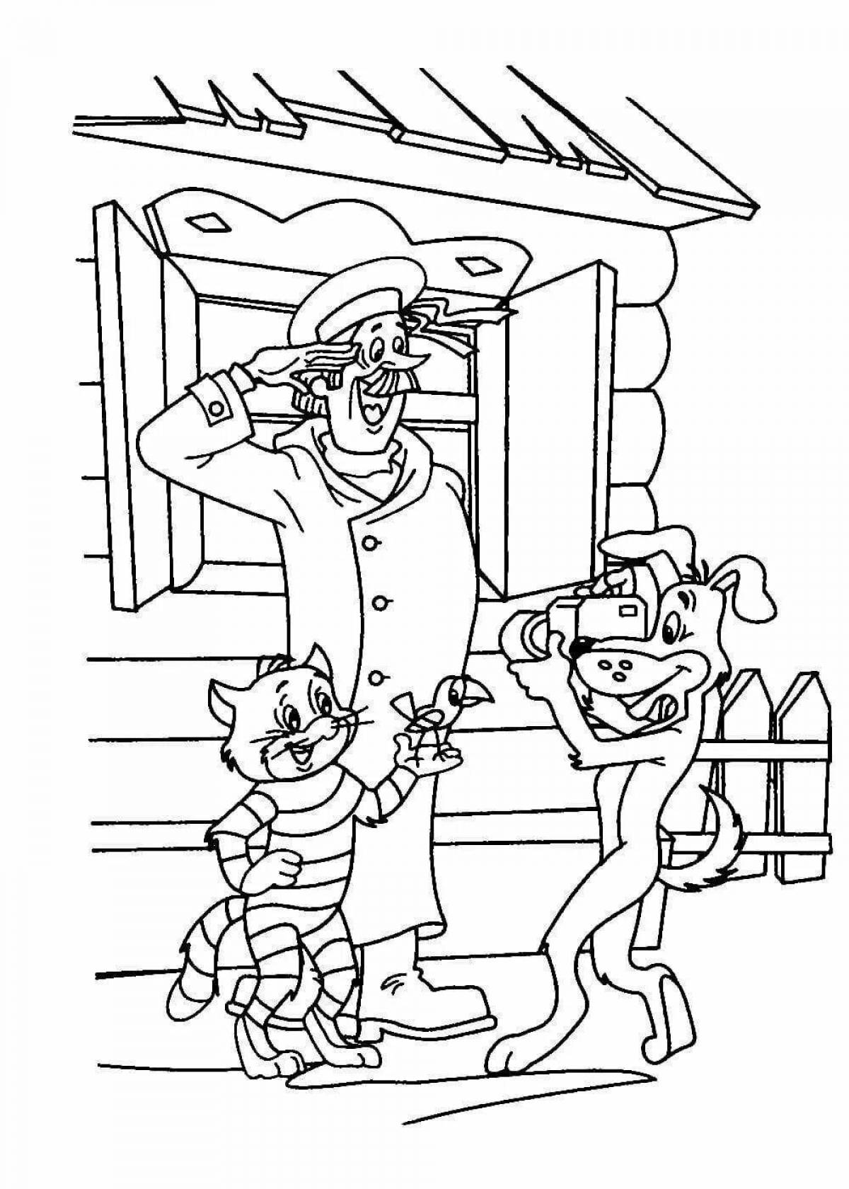 Dazzling marine coloring book for kids