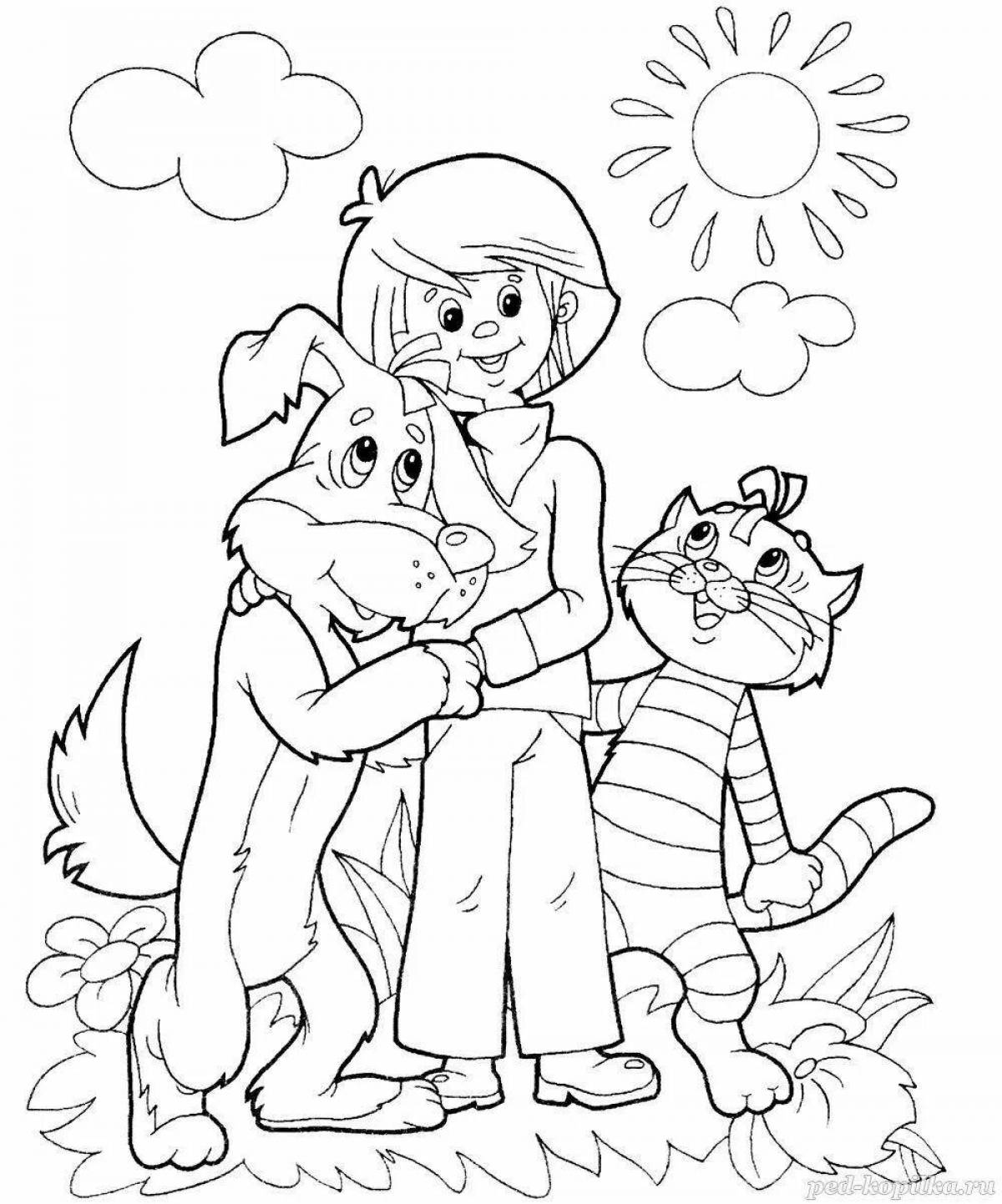 Glamorous sailor skin coloring page for toddlers