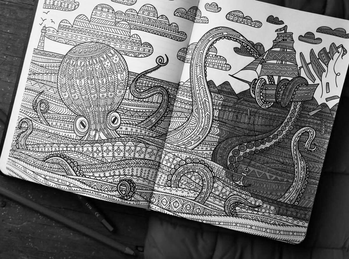 Amazing coloring book for adults