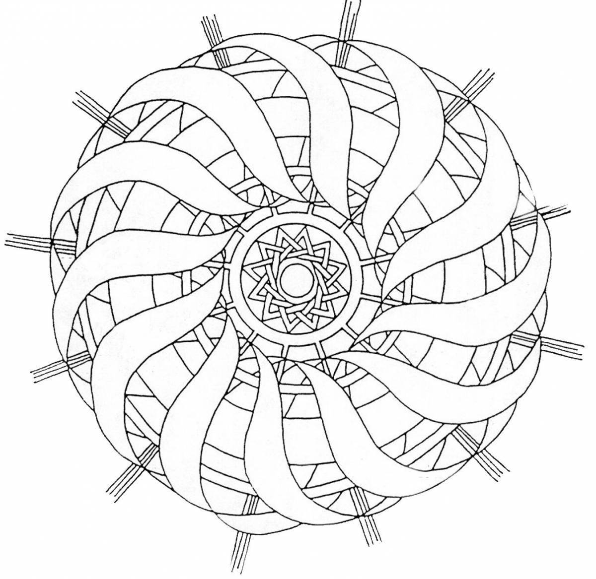 Спиральные рисунки раскраска