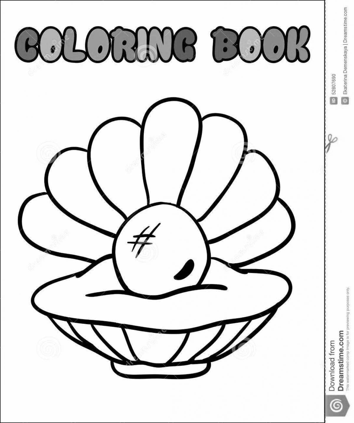 Glowing gems coloring book for kids