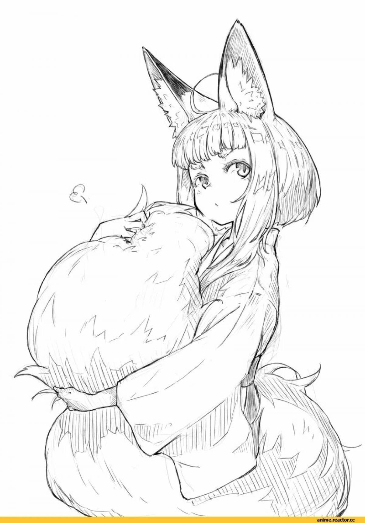 Anime girl fox #3