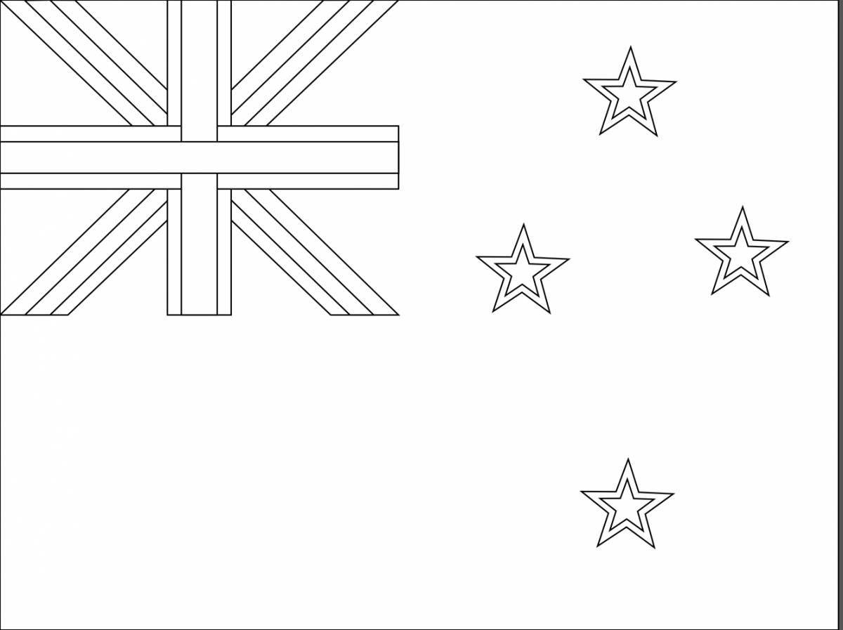 Флаг новой зеландии #1
