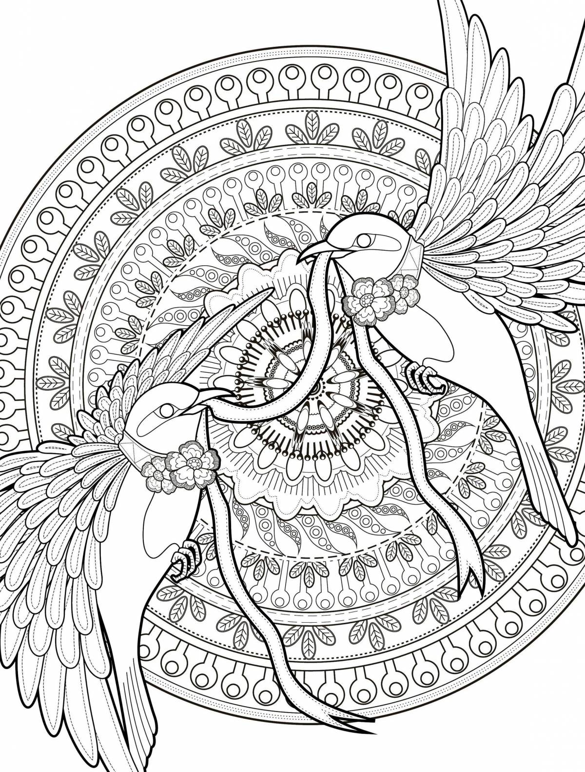 Exquisite meditation coloring book for adults
