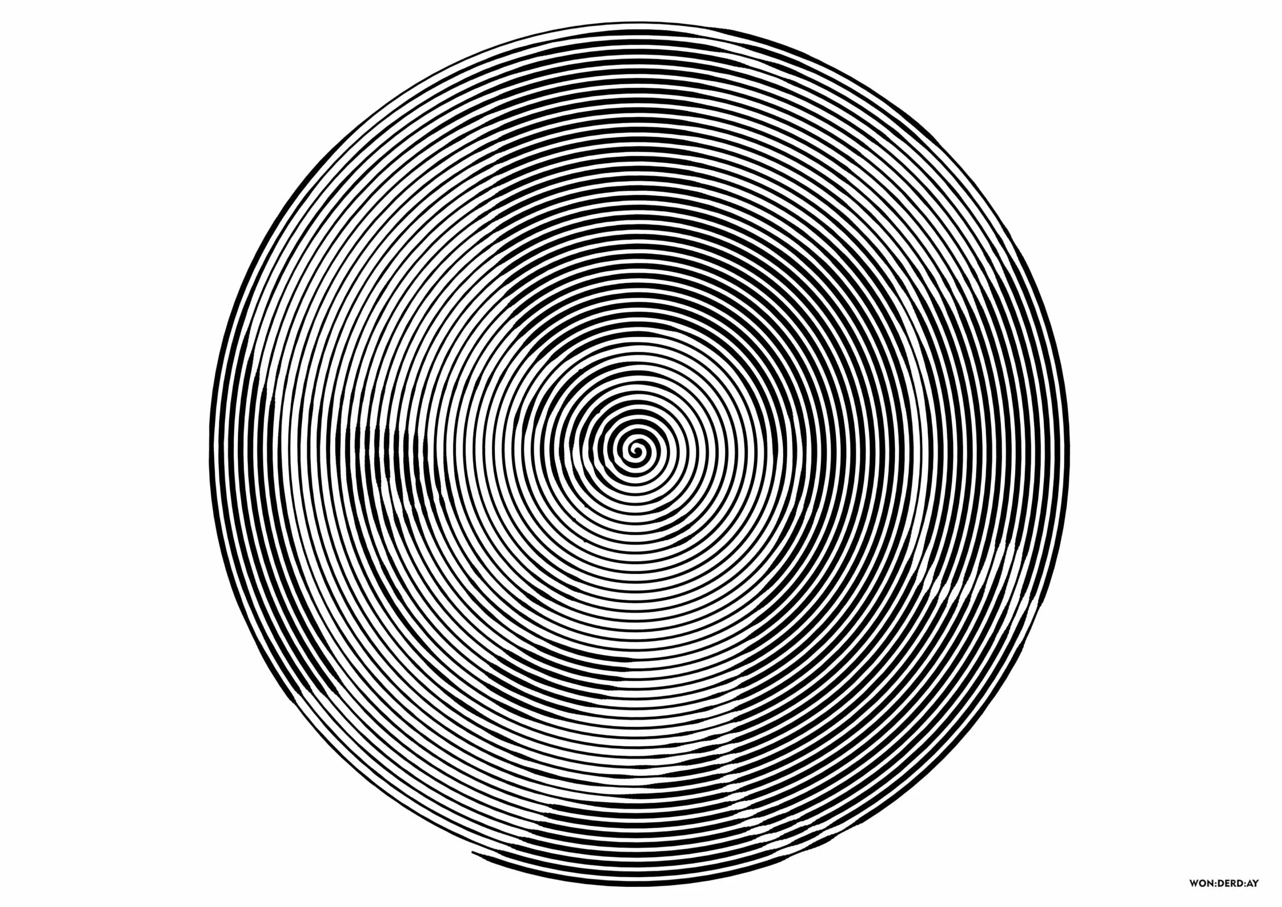 Photo Circular pattern spiral #1