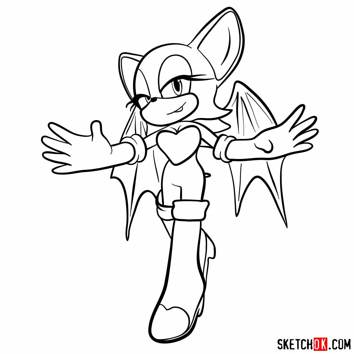 Nice knuckles and rouge coloring
