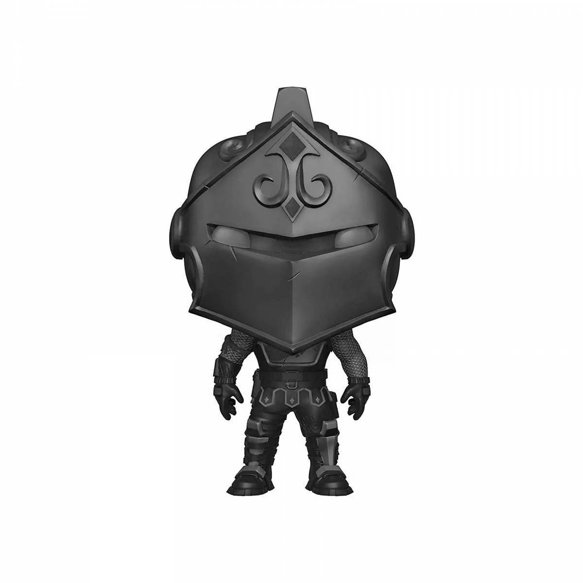 Playful funko pop fortnite coloring page