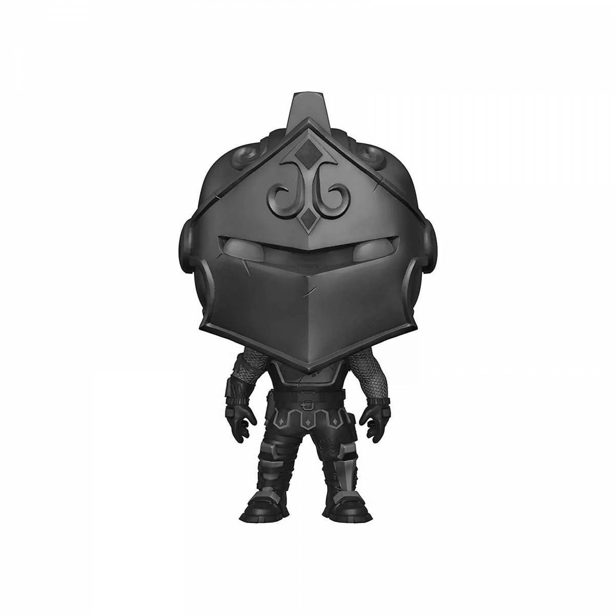 Игривая страница раскраски funko pop fortnite