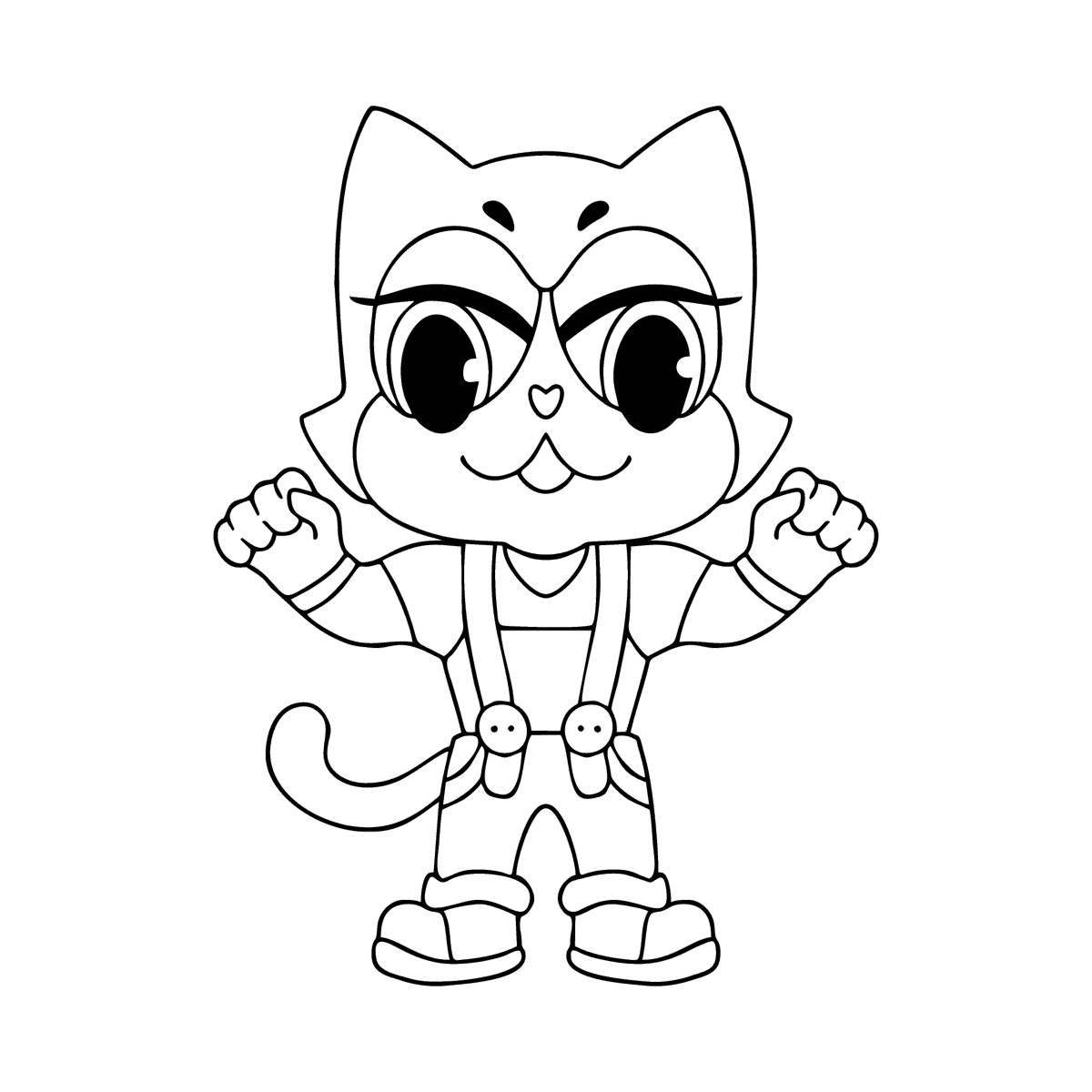 Сказочная раскраска funko pop fortnite