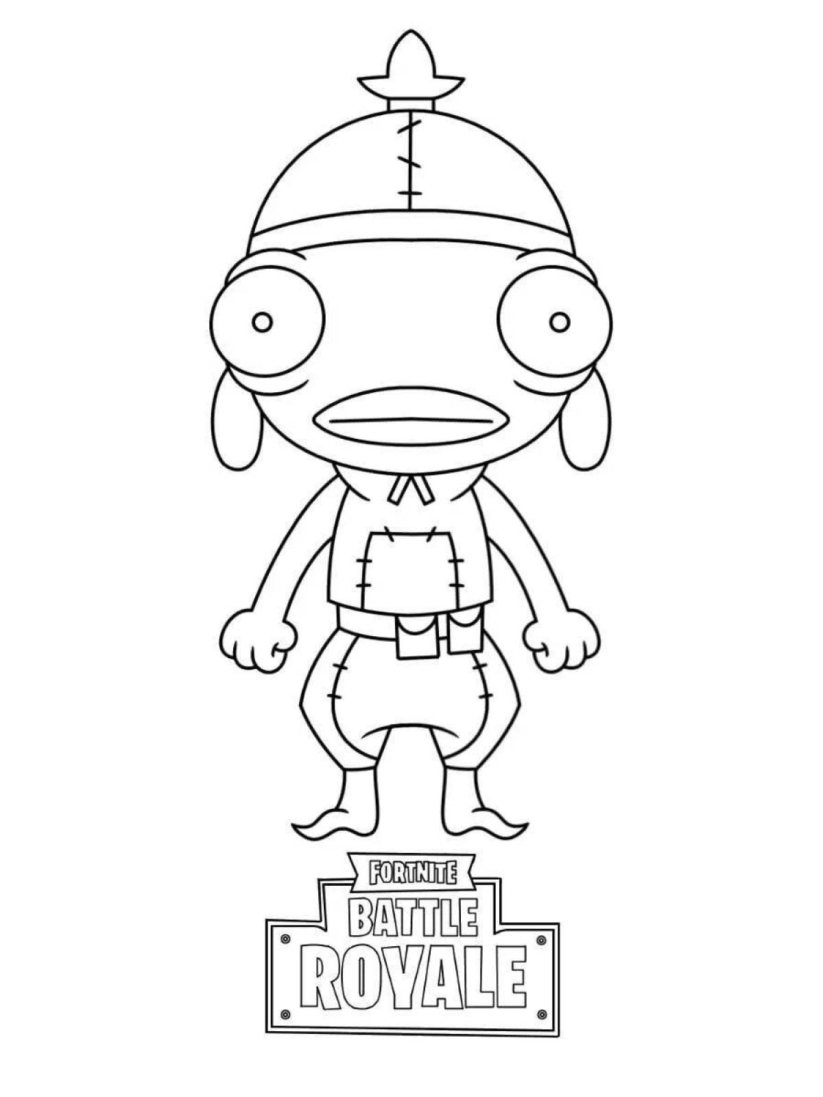 Funko pop fortnite awesome coloring book