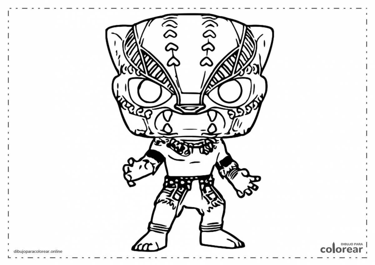 Bold coloring funko pop fortnite