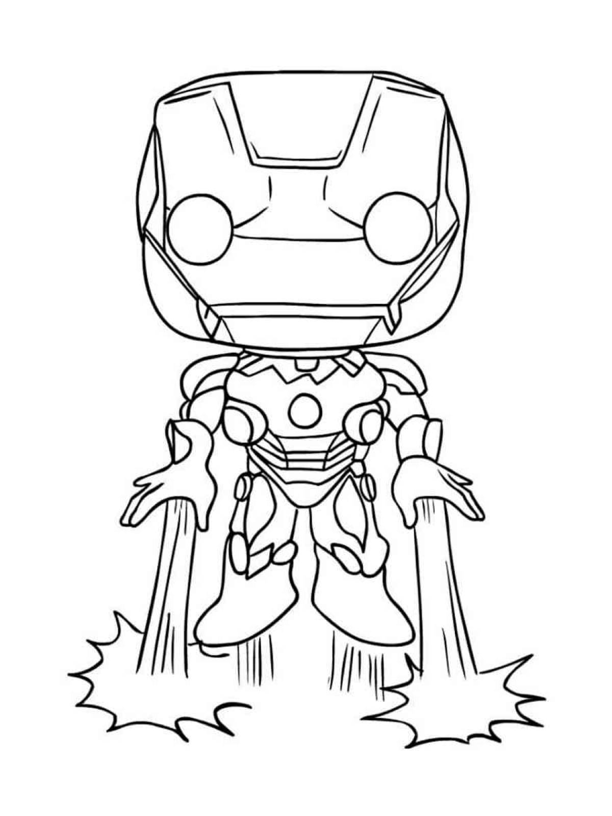 Ослепительная страница funko pop fortnite coloring page