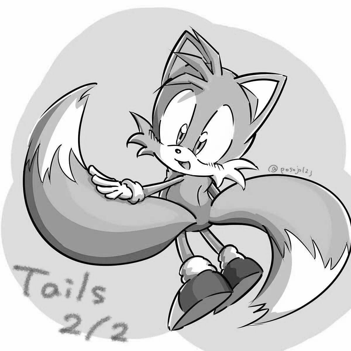 Miles Tails Prower's wonderful coloring book