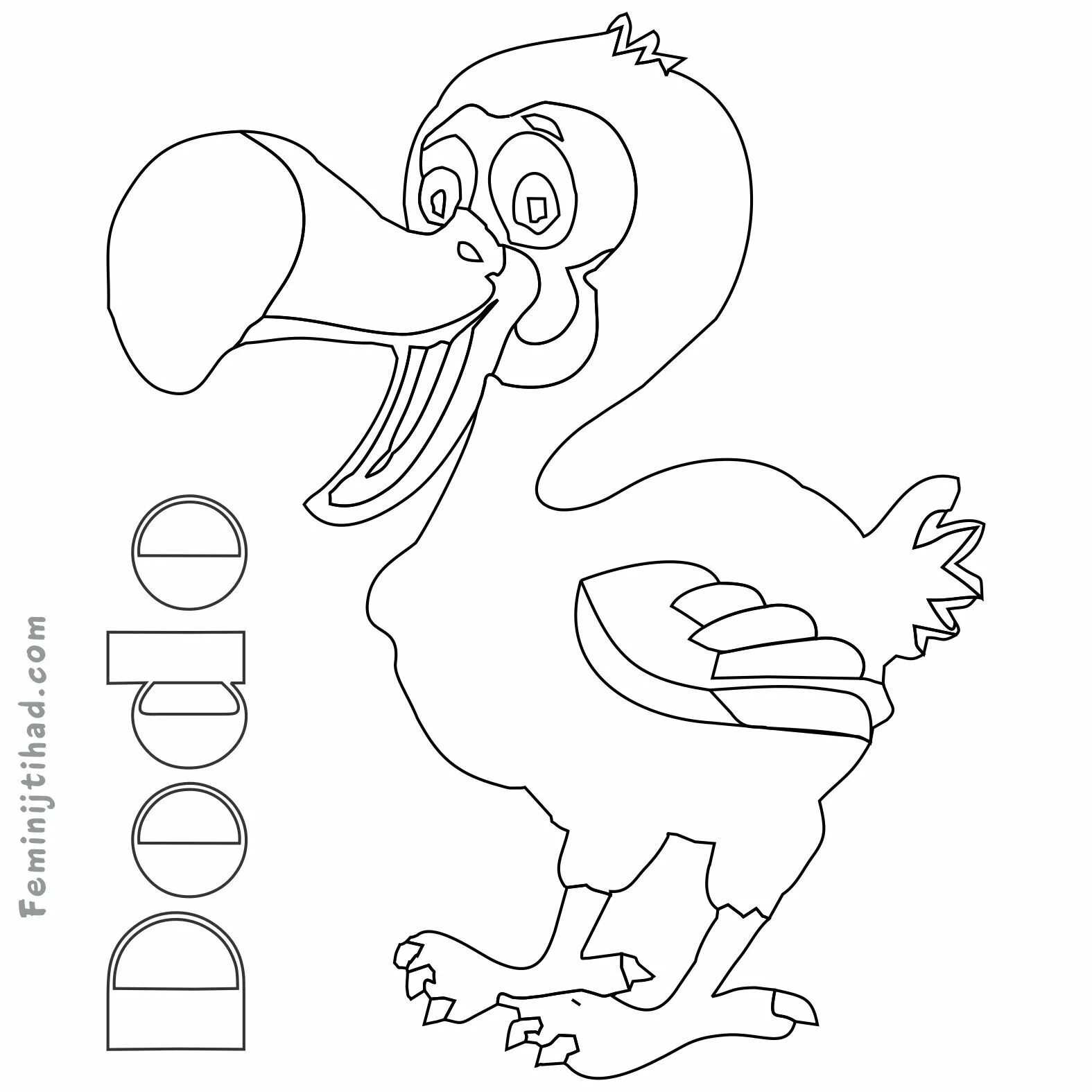 Color dodo pizzeria coloring book