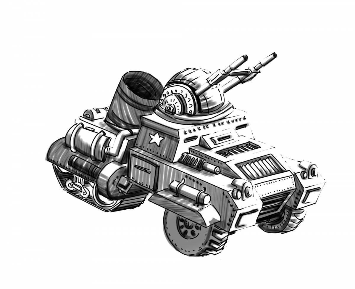 Exciting crossout car coloring