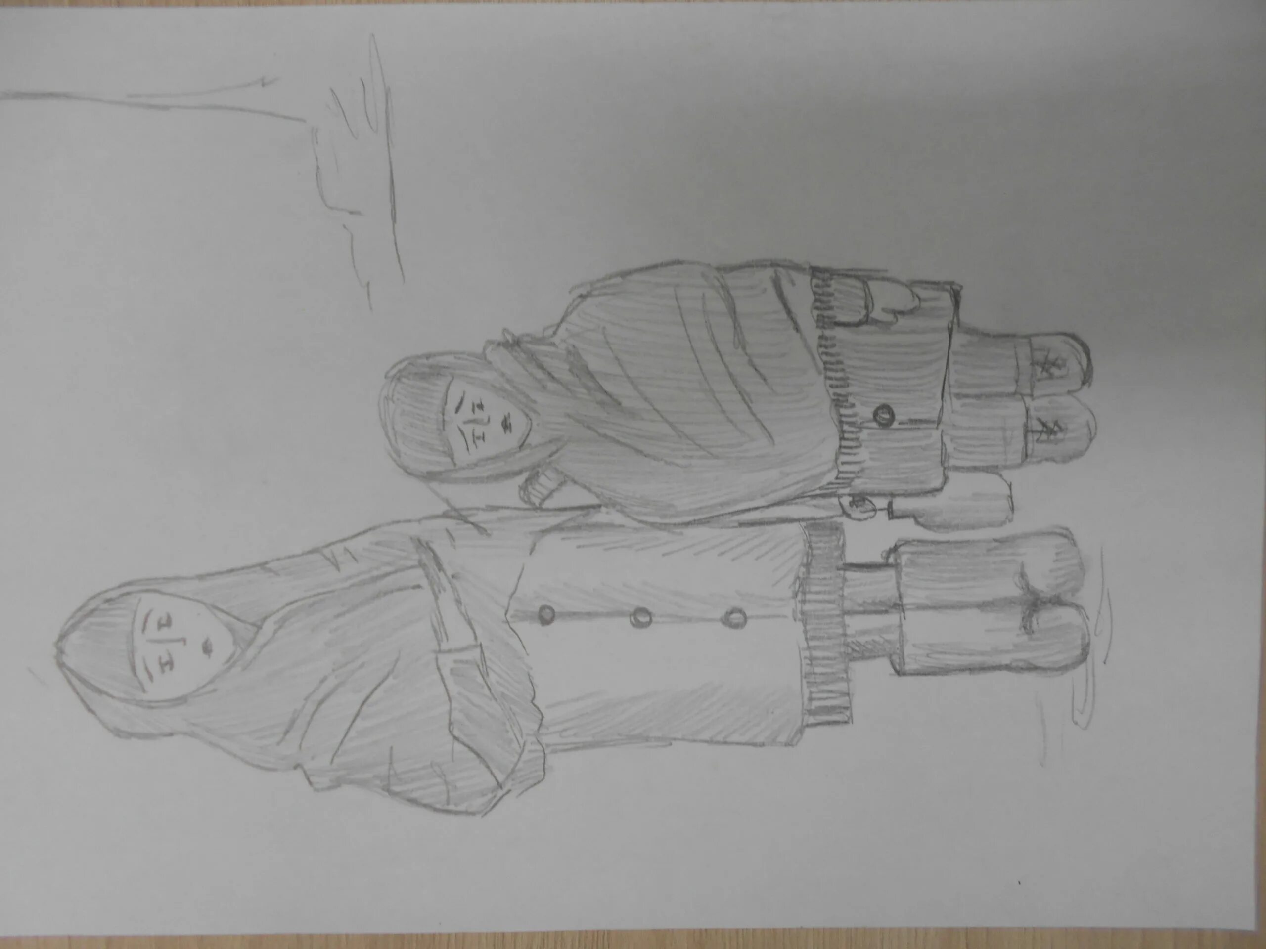 Photo Commemorative figure of besieged Leningrad