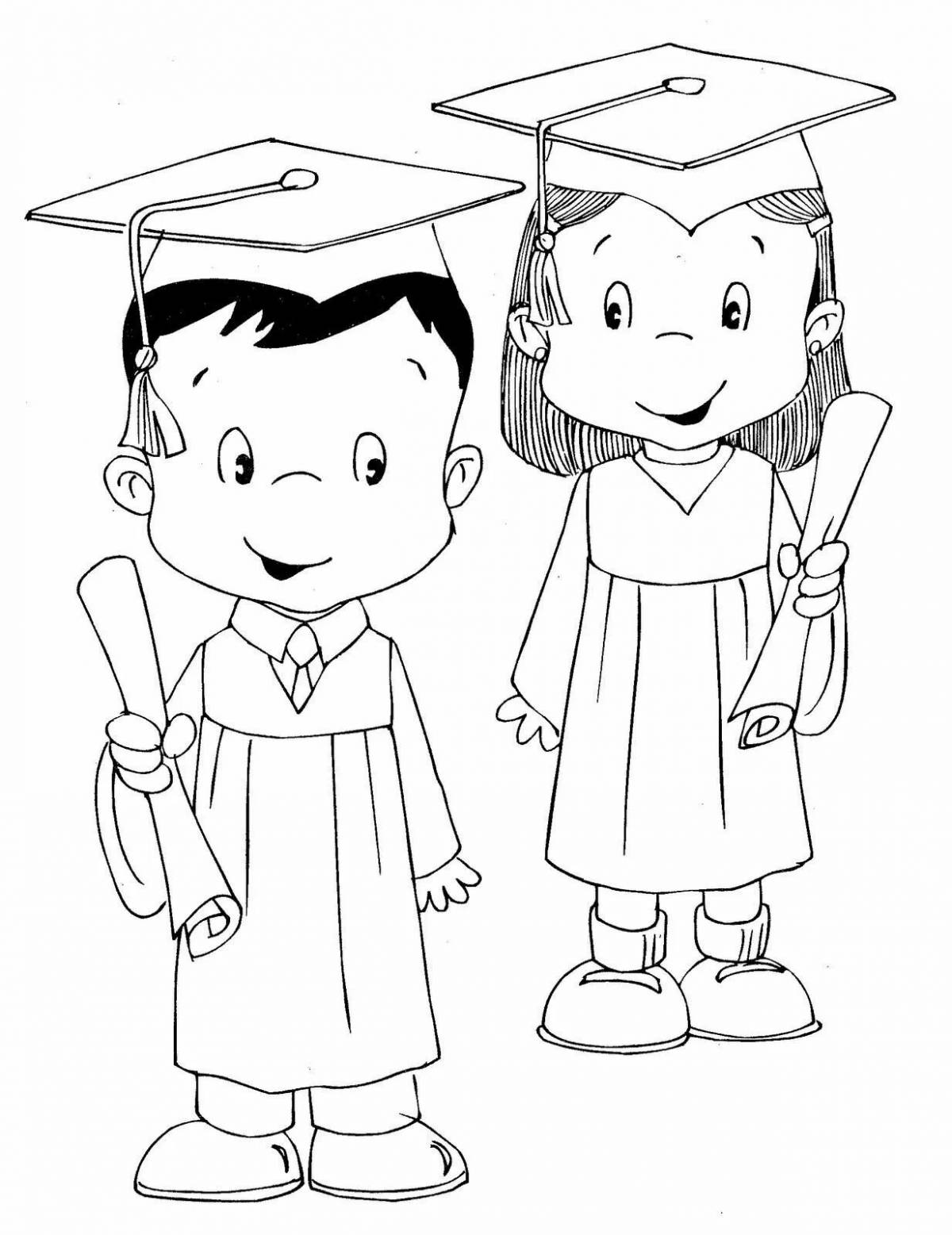 Student coloring book for preschoolers