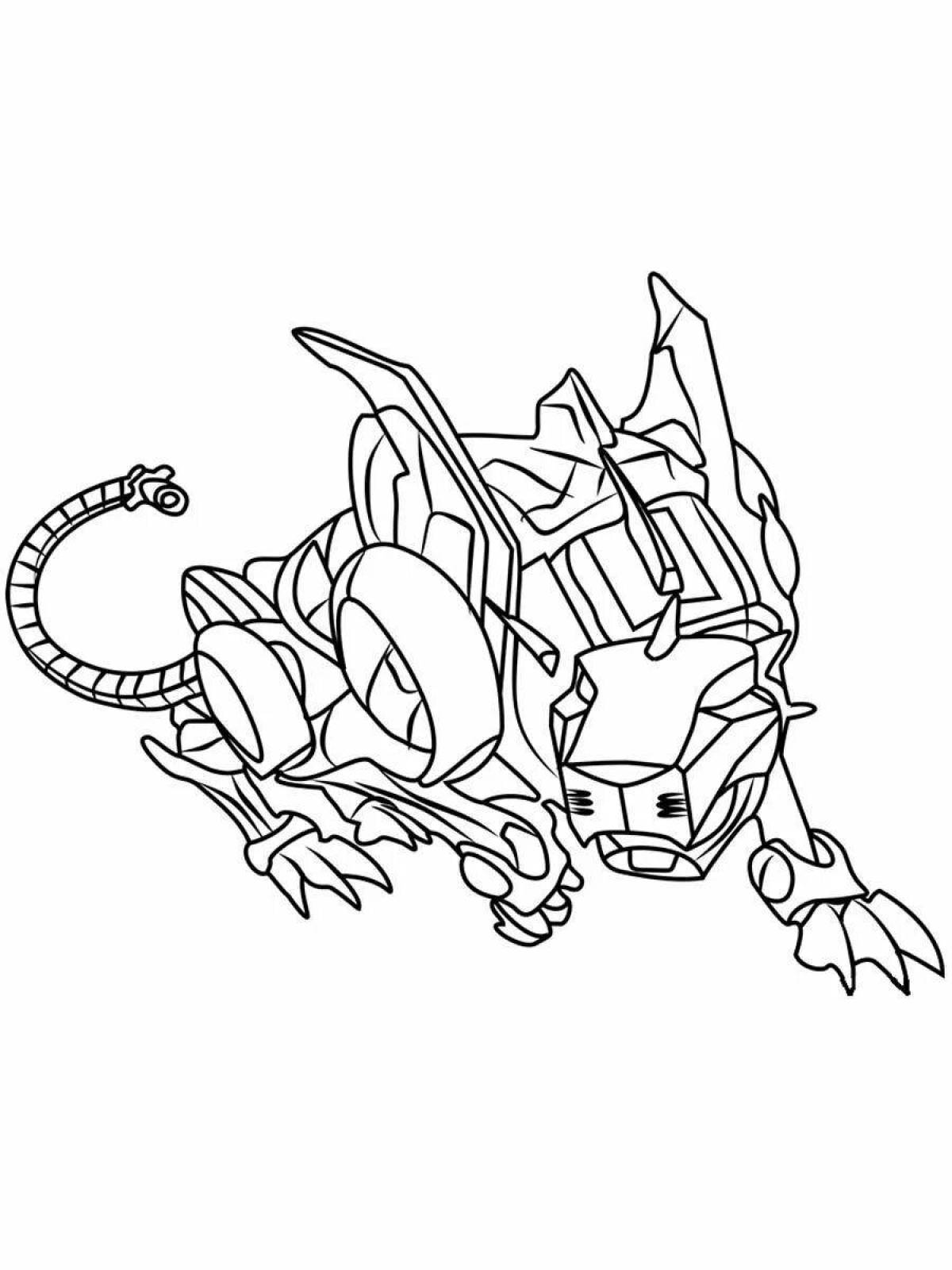Playful screamer coloring pages for boys