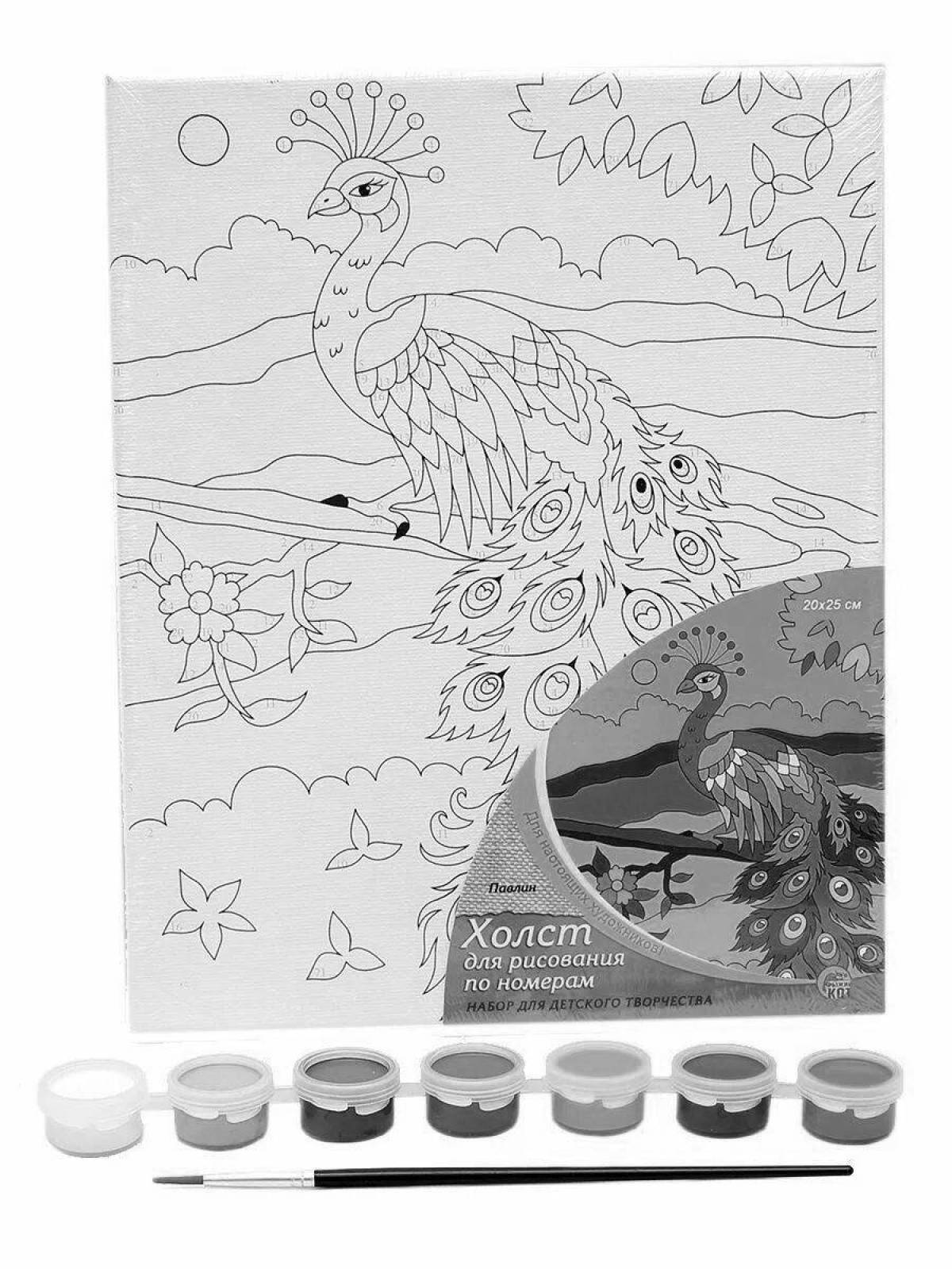 Adorable figurine coloring page