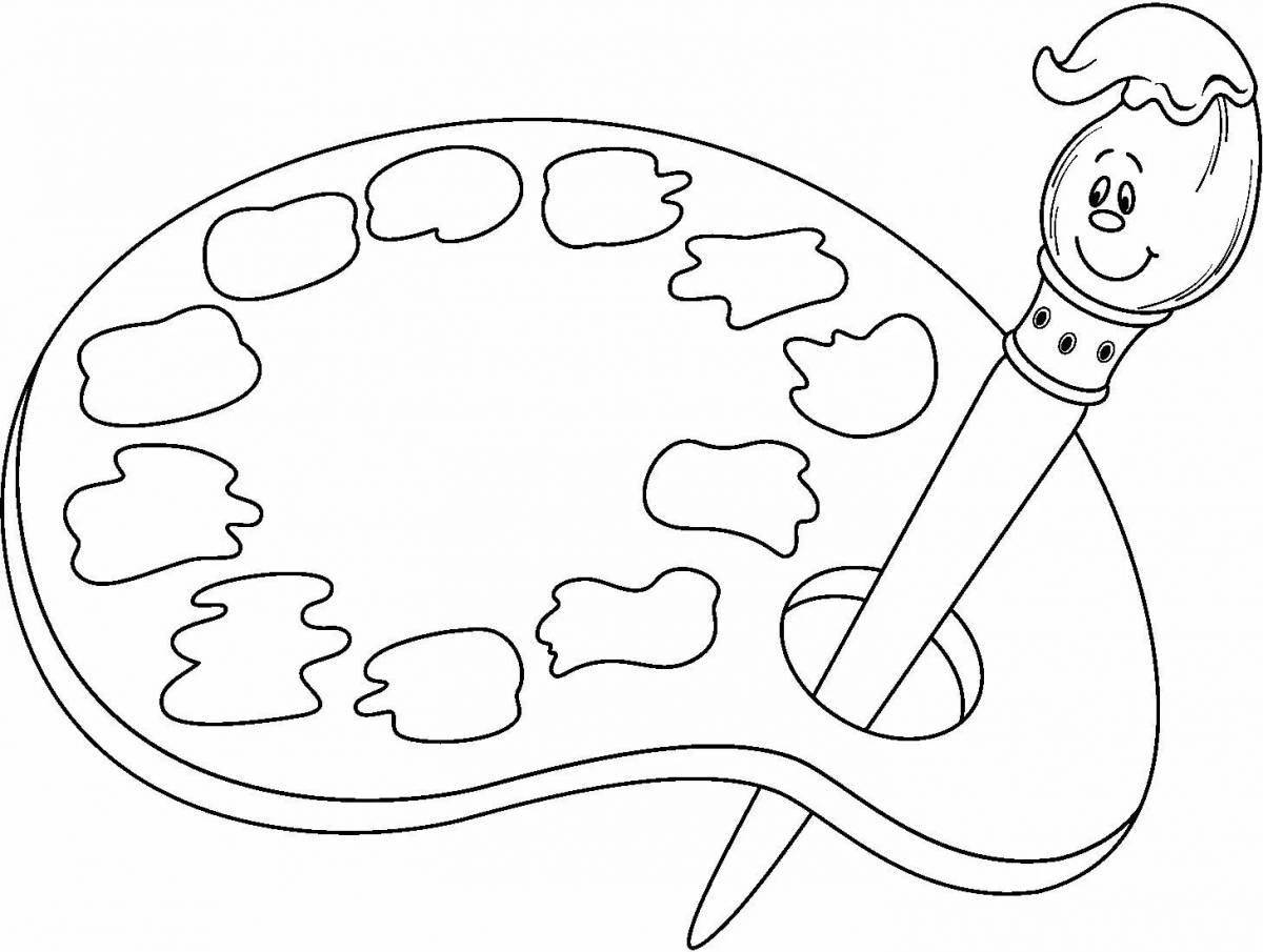 Inspirational figurine coloring page