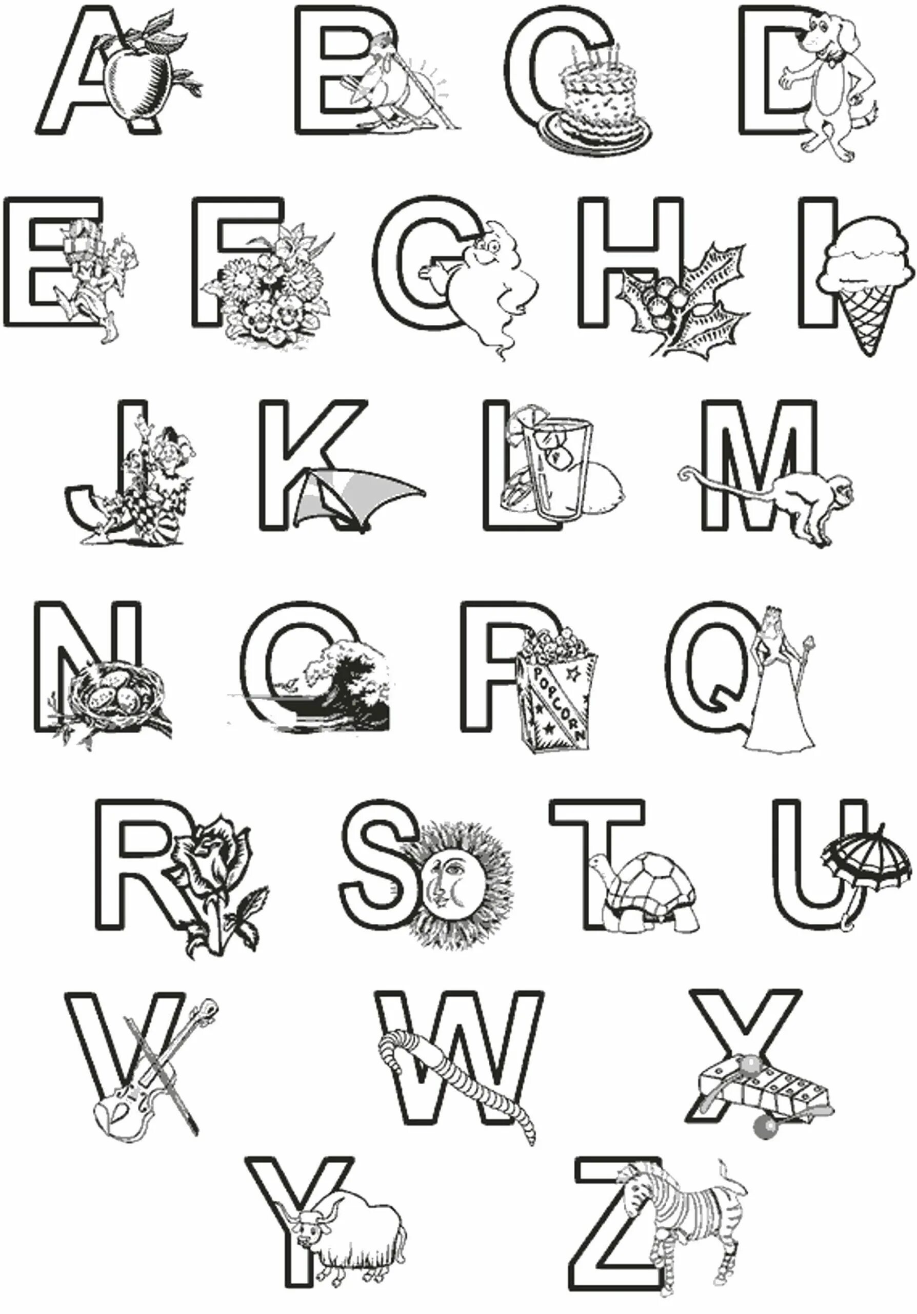 Coloring splendid alphabet lore f