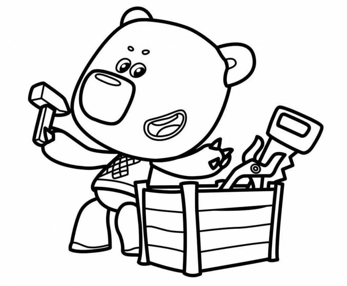 Photo Color live coloring for kids mimimishki