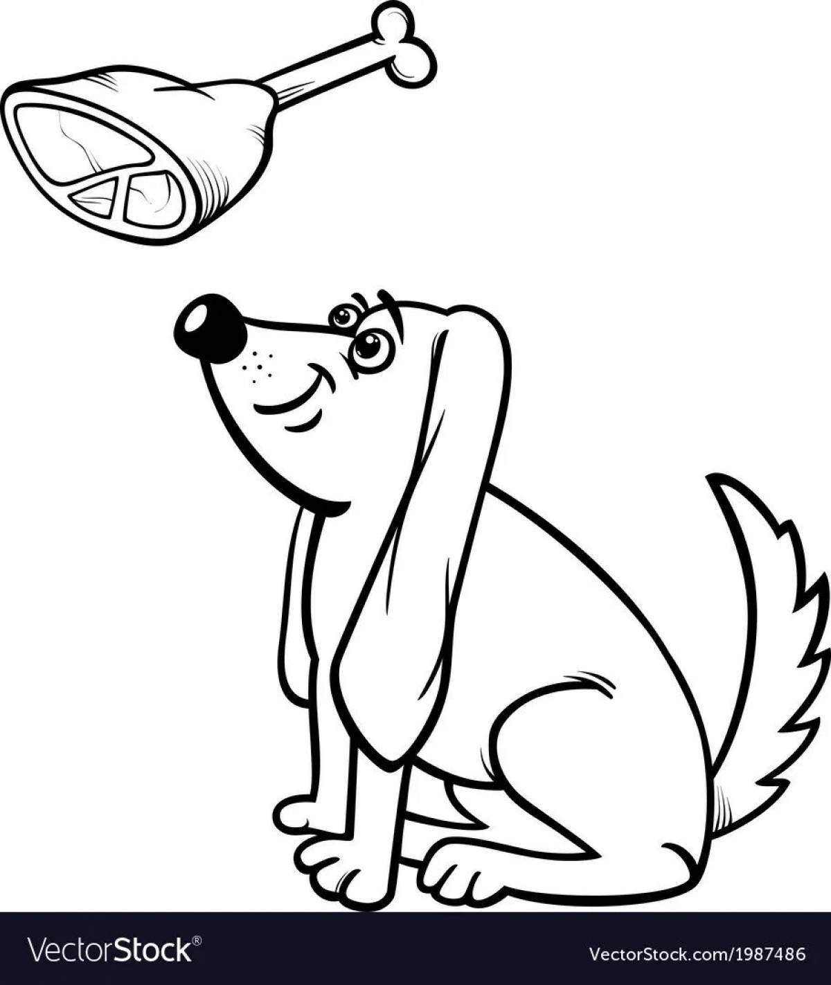 Adorable juvenile chestnut coloring page