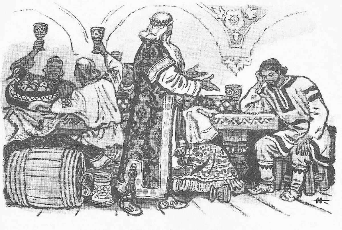 Photo Glorious feast in the tower