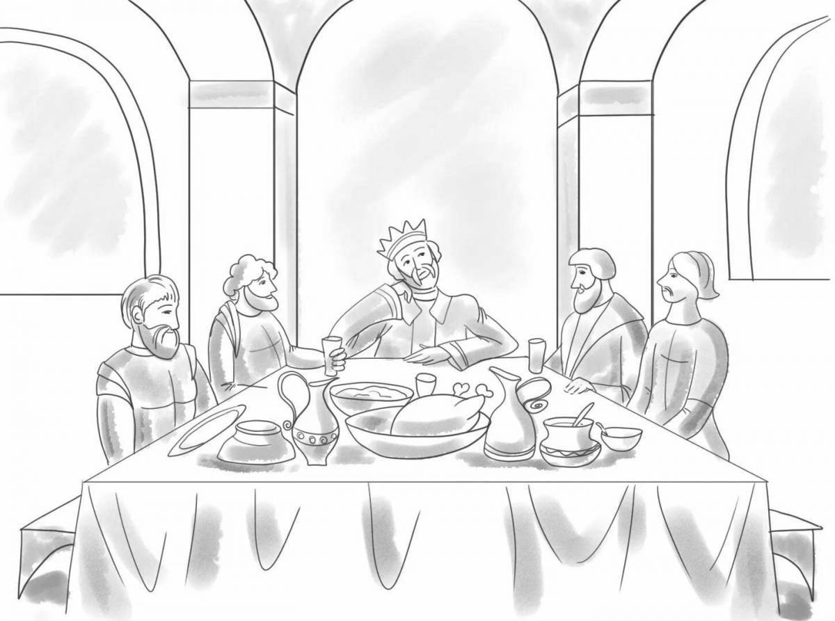A sumptuous feast in the tower