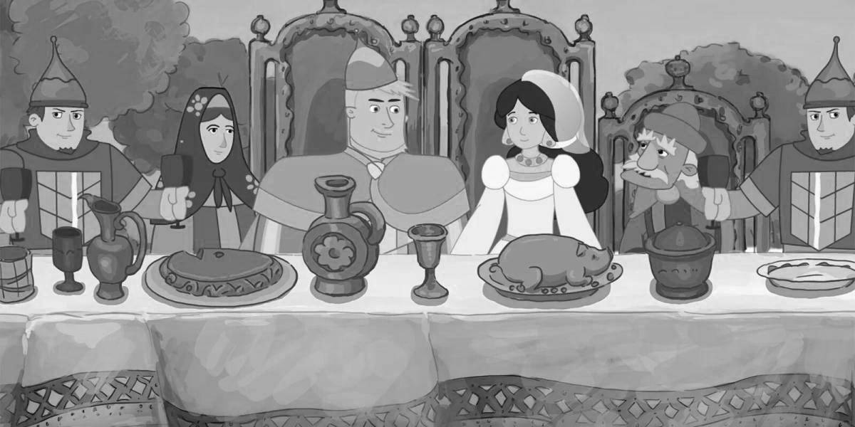 Photo An ornate feast in the tower