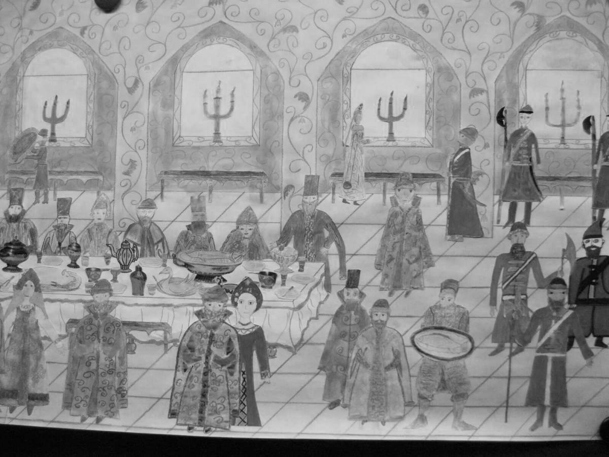 Photo A majestic feast in the tower