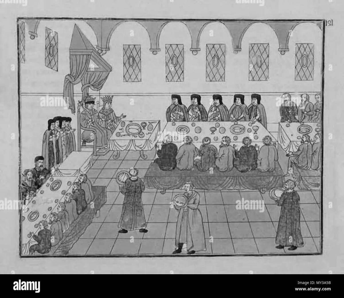 Photo Glamorous feast in the tower