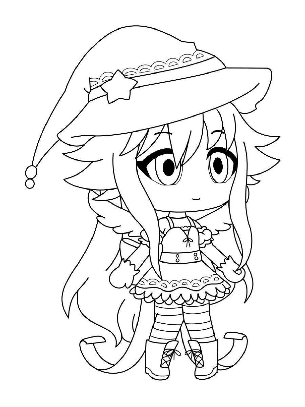 Photo Joyful coloring gacha club art