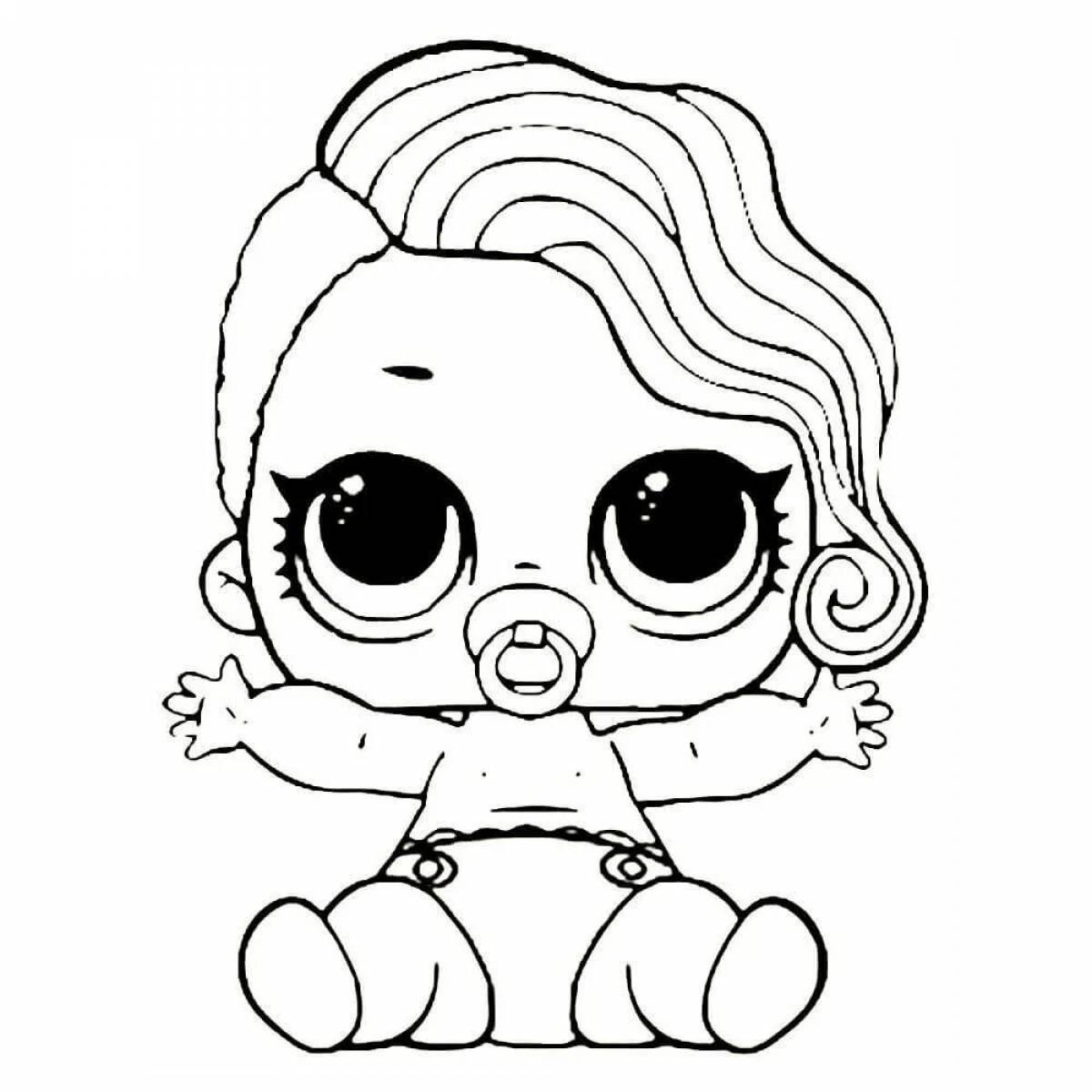 Great coloring book for lol dolls