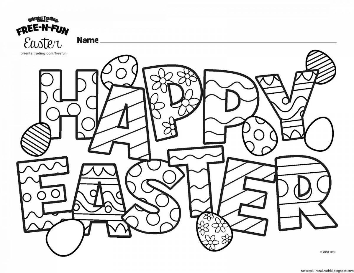 Inspirational coloring book lettering for kids