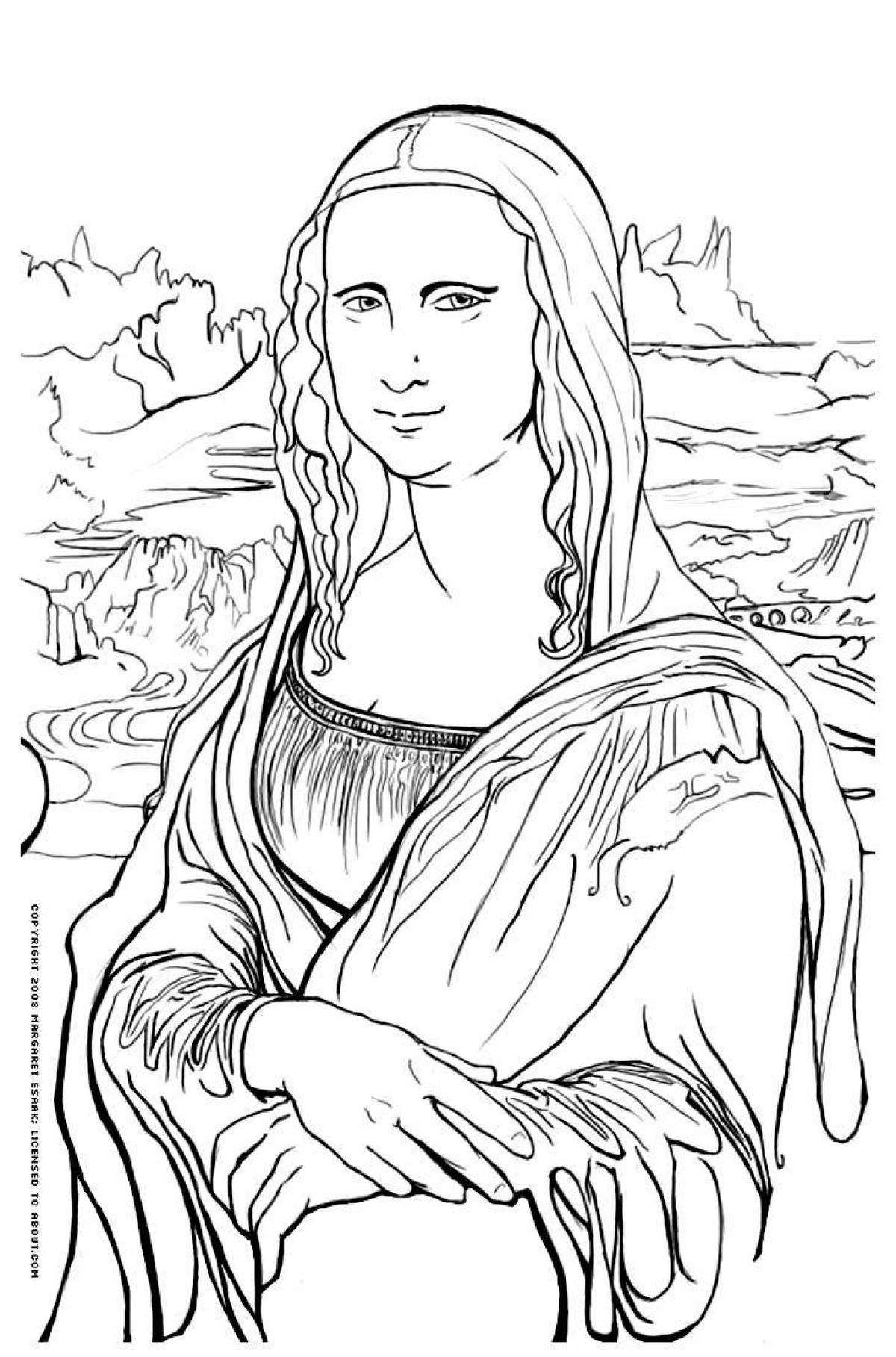 Exquisite coloring page