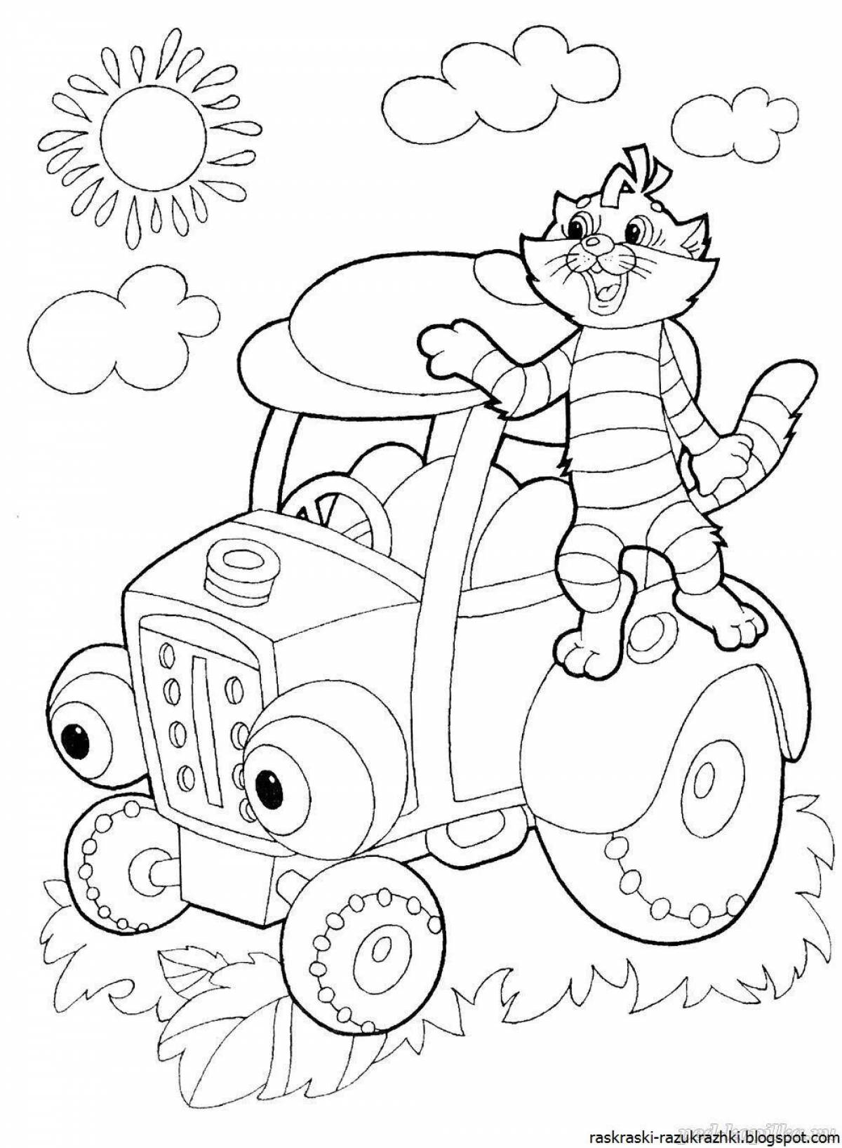 Live coloring matroskin from prostokvashino