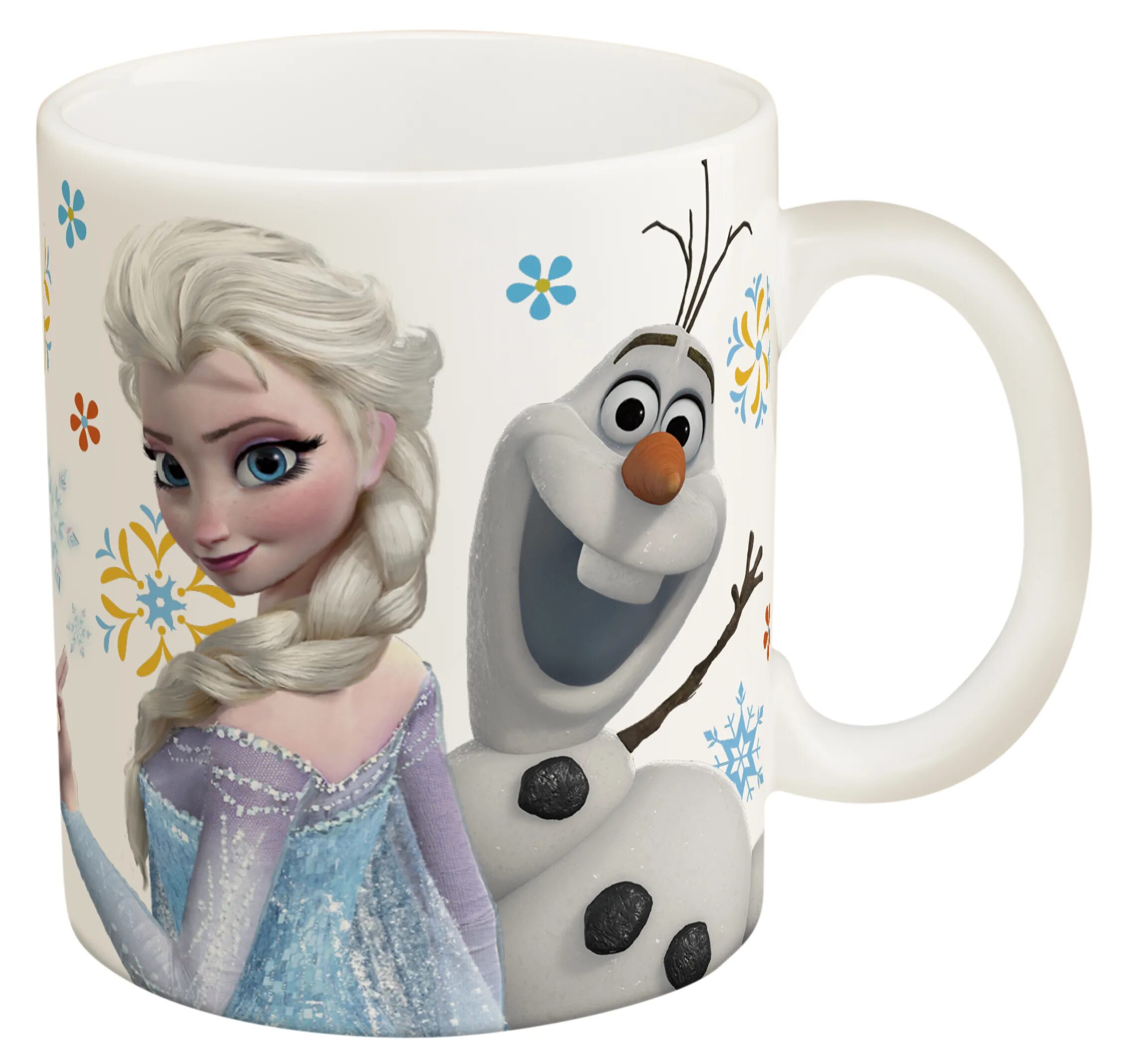 Frozen mug coloring page