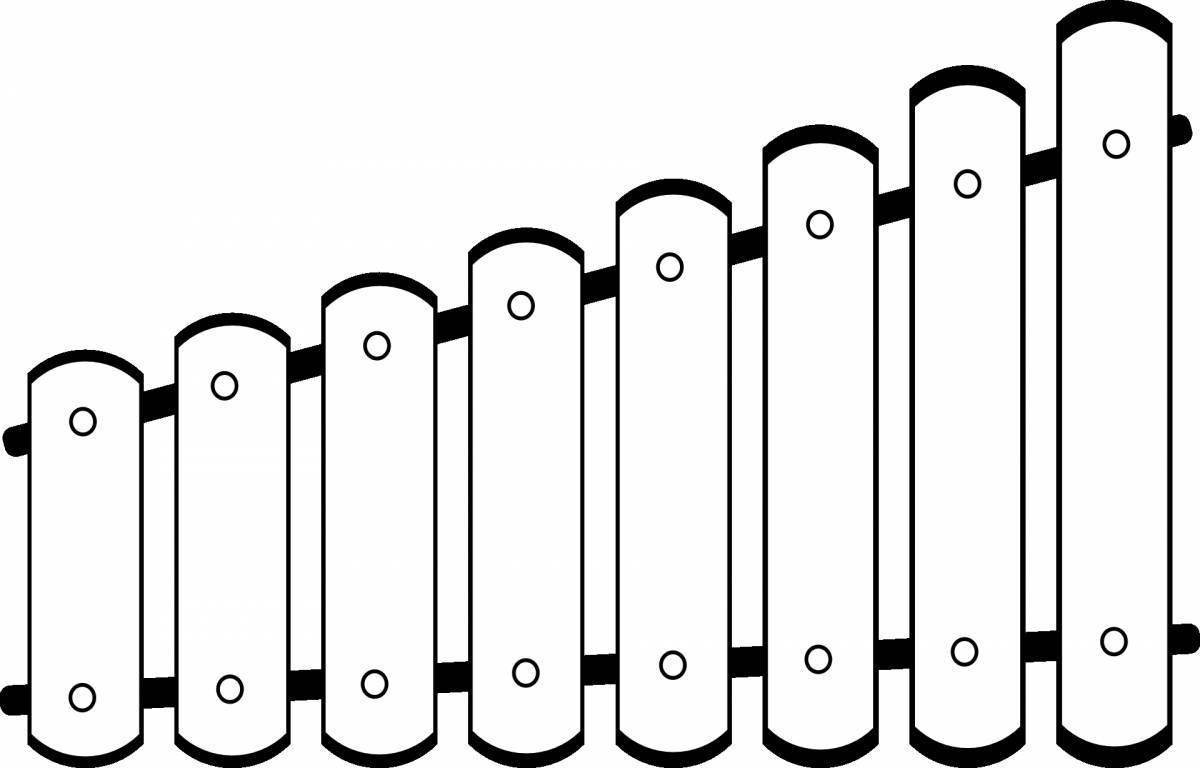 Ксилофон картинки для детей нарисованные